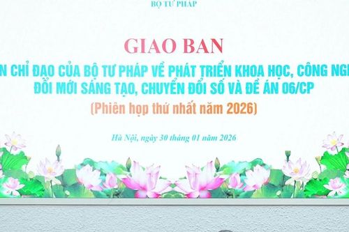 Bộ Tư pháp tăng tốc triển khai các nhiệm vụ chuyển đổi số