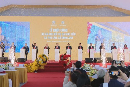 Khởi công Khu đô thị đa mục tiêu phía Bắc Thủ đô