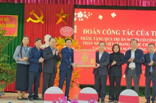 Phó Chủ tịch Thường trực HĐND TP Hà Nội Trần Thế Cương chúc Tết một số đơn vị, cá nhân trên địa bàn