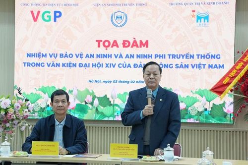 TỔNG THUẬT Tọa đàm: Nhiệm vụ bảo vệ an ninh và an ninh phi truyền thống trong văn kiện Đại hội XIV của Đảng