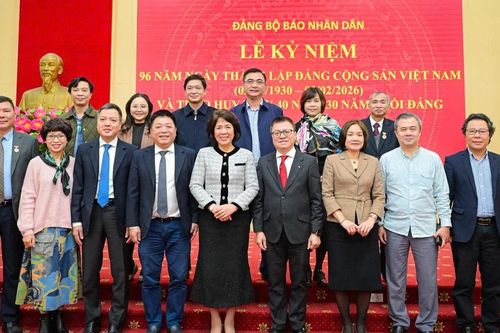 Báo Nhân Dân kỷ niệm 96 năm Ngày thành lập Đảng