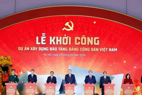 Tổng Bí thư Tô Lâm dự lễ khởi công xây dựng Bảo tàng Đảng Cộng sản Việt Nam