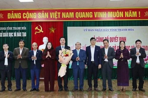 Thanh Hóa có tân Giám đốc Sở Giáo dục và Đào tạo