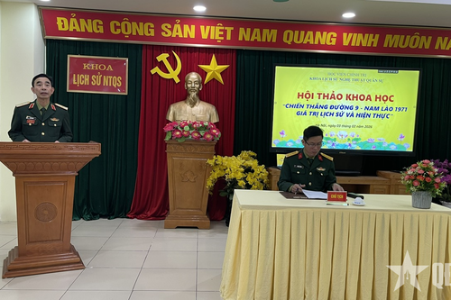 Hội thảo 'Chiến thắng Đường 9 - Nam Lào 1971, giá trị lịch sử và hiện thực'