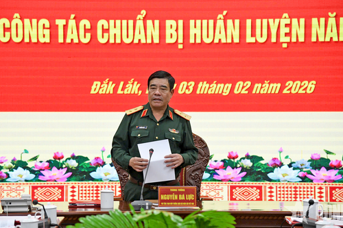 Bộ Tổng Tham mưu kiểm tra công tác chuẩn bị huấn luyện năm 2026 tại tỉnh Đắk Lắk