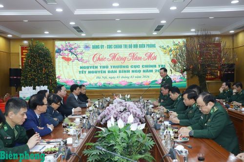 Gặp mặt, chúc Tết nguyên Thủ trưởng Cục Chính trị Bộ đội Biên phòng đã nghỉ hưu qua các thời kỳ