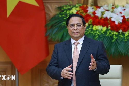 Thủ tướng tiếp Chủ tịch Diễn đàn Kinh tế Thụy Sĩ-Việt Nam cùng các doanh nghiệp