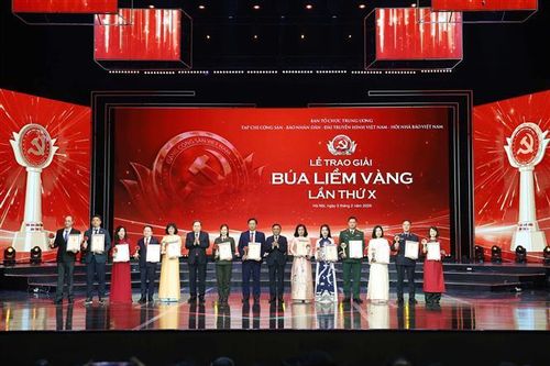 Giải Búa liềm vàng lần thứ X: Lan tỏa thành tựu xây dựng Đảng, đưa đất nước vững bước vào kỷ nguyên mới