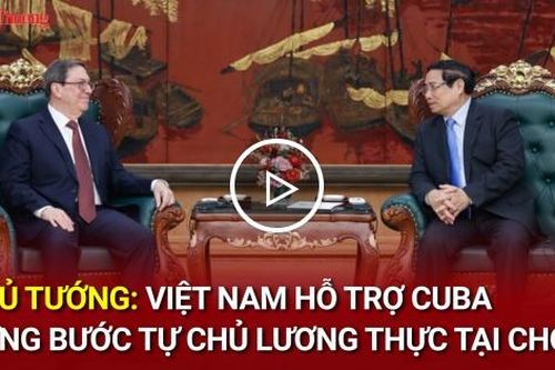 Thủ tướng: Việt Nam hỗ trợ Cuba từng bước tự chủ lương thực tại chỗ