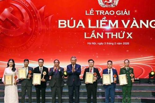 Giải Búa liềm vàng lần thứ X: Dấu mốc lan tỏa công tác xây dựng Đảng