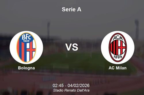Nhận định Bologna vs AC Milan - Vòng 23 Serie A