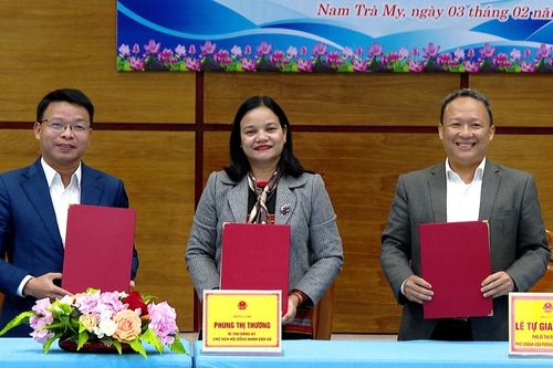 Văn phòng UBND thành phố Đà Nẵng và Ban quản lý Các dự án đầu tư cơ sở hạ tầng ưu tiên kết nghĩa với xã Nam Trà My