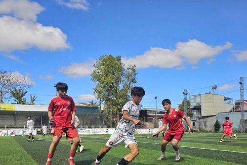 Giao hữu bóng đá quốc tế giữa U13 Trung tâm bóng đá Bùi Văn Long và U15 Pulse Nine FC