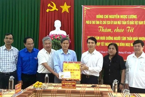 Phó Bí thư Tỉnh ủy Nguyễn Ngọc Lương thăm, chúc Tết tại các đơn vị và gia đình người có công