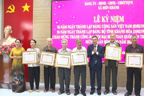 Xã Diên Khánh kỷ niệm 96 năm Ngày thành lập Đảng