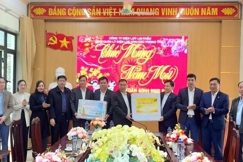 Phó Chủ tịch Thường trực Ủy ban MTTQ Việt Nam tỉnh Tống Thanh Bình thăm, tặng quà Tết tại các xã: Phong Thổ, Khổng Lào