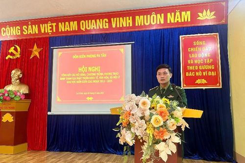 Tổng kết các mô hình, chương trình, phong trào Bộ đội biên phòng tham gia phát triển kinh tế, văn hóa, xã hội ở khu vực biên giới giai đoạn 2015 - 2025