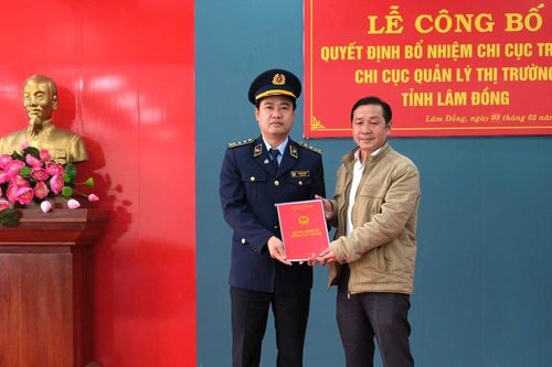 Ông Phan Văn Tuyên làm Chi cục trưởng Chi cục Quản lý thị trường Lâm Đồng