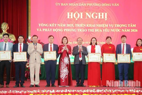 Phường Đồng Văn phát động phong trào thi đua yêu nước năm 2026