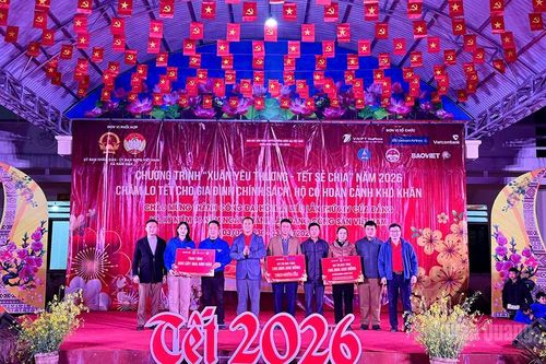 Chương trình 'Xuân yêu thương - Tết sẻ chia' năm 2026 tại Nấm Dẩn