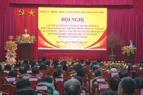 Xã Hát Môn kỷ niệm 96 năm thành lập Đảng