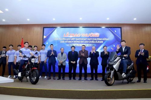 Trao thưởng đội tuyển U23 Việt Nam đoạt Huy chương Đồng châu Á