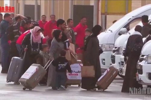 WHO sơ tán 5 bệnh nhân Palestine đầu tiên qua cửa khẩu Rafah