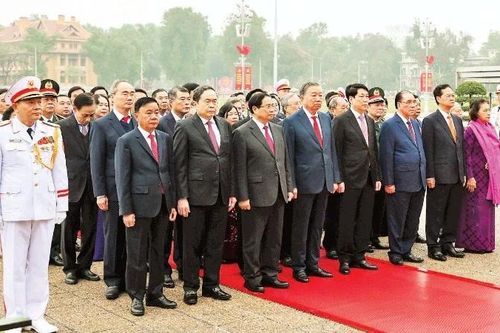 Lãnh đạo Đảng, Nhà nước vào Lăng viếng Chủ tịch Hồ Chí Minh