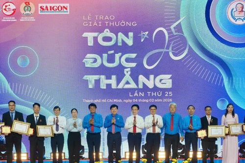 Vinh danh 11 kỹ sư, công nhân đạt Giải thưởng Tôn Đức Thắng lần thứ 25