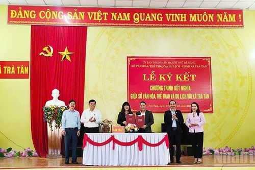 Đà Nẵng: Sở Văn hóa, Thể thao và Du lịch kết nghĩa, hợp tác, hỗ trợ xã miền núi Trà Tân