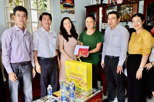 Thăm, tặng quà tết gia đình chính sách và người dân có hoàn cảnh khó khăn