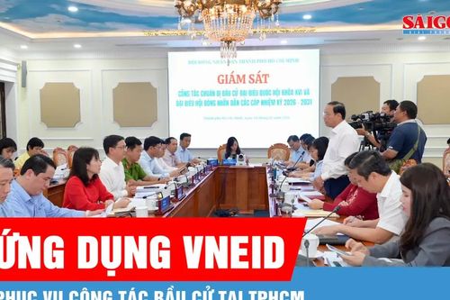 Ứng dụng VNeID phục vụ công tác bầu cử tại TPHCM