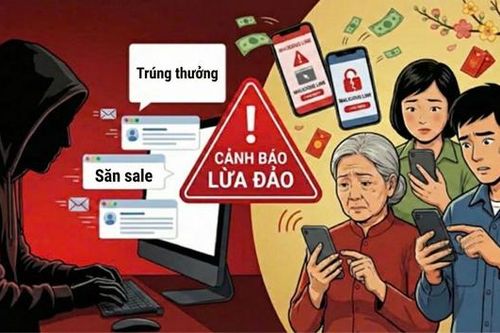 Cảnh báo thủ đoạn lừa đảo 'nhận quà, trúng thưởng' và săn sale dịp Tết