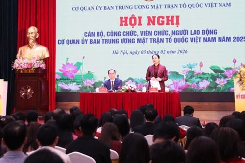 Cơ quan Ủy ban Trung ương MTTQ Việt Nam thống nhất phát động thi đua năm 2026
