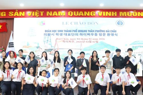 Đoàn học sinh Hàn Quốc giao lưu, tìm hiểu văn hóa Đà Nẵng