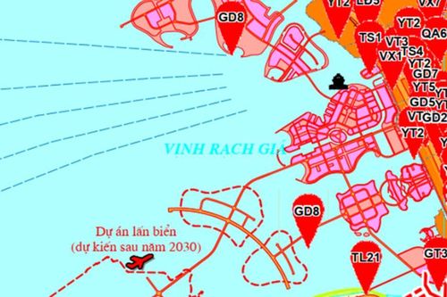 Quy hoạch đô thị lấn biển Rạch Giá: Hình thành 4 đảo nhân tạo quy mô 2.800ha