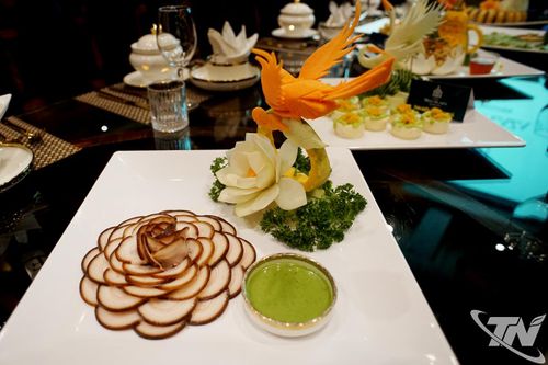 Khi hương trà vào món ăn