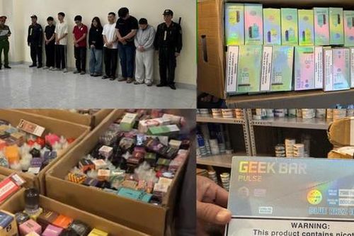 TPHCM triệt phá đường dây buôn bán thuốc lá điện tử doanh thu hàng tỉ đồng