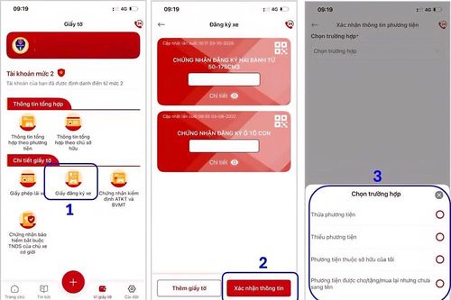 Khai báo tình trạng phương tiện trên Vnetraffic như thế nào?