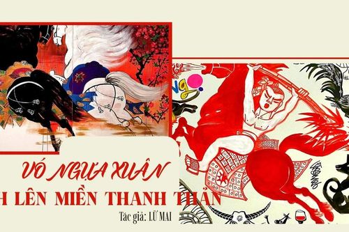 Vó ngựa xuân ánh lên miền thanh thản