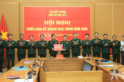 Khối thi đua số 1 Bộ Quốc phòng: Quyết tâm thi đua hoàn thành vượt mức các chỉ tiêu năm 2026