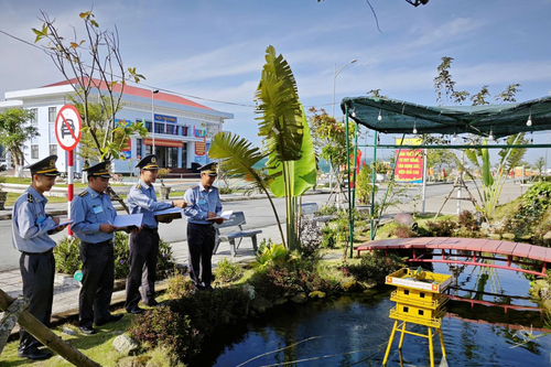 Chi đội Kiểm ngư số 3 thi doanh trại chính quy, xanh, sạch, đẹp
