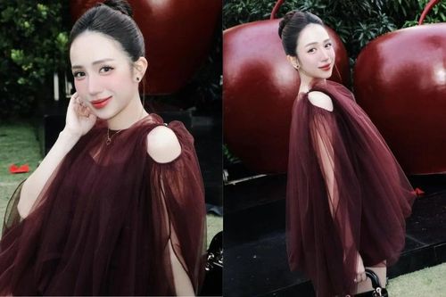 'Lên đồ' sang chảnh, Joyce Phạm khoe dáng 'mẹ bốn con vẫn mòn con mắt'