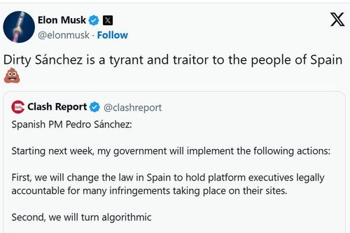 Tỷ phú Elon Musk phản ứng mạnh khi Tây Ban Nha định cấm trẻ em dùng mạng xã hội