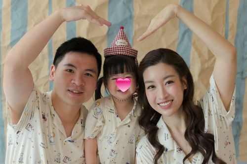 Hoa hậu Đỗ Mỹ Linh ngọt ngào mừng sinh nhật chồng chủ tịch