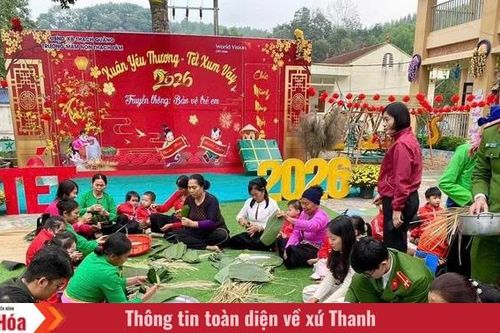 'Gói' vị Tết trong bánh chưng xanh