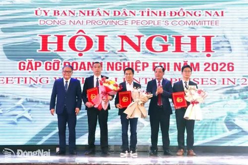 Đồng Nai trao giấy chứng nhận đầu tư cho 3 dự án FDI với tổng vốn gần 550 triệu USD
