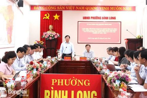 HĐND tỉnh Đồng Nai giám sát công tác bầu cử tại phường Bình Long