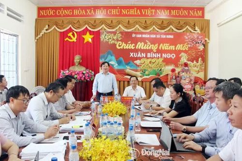 HĐND tỉnh Đồng Nai giám sát công tác bầu cử tại xã Tân Hưng