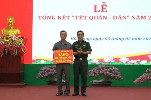 Xã Hòa Long: Tổng kết điểm Chương trình Tết Quân - Dân năm 2026